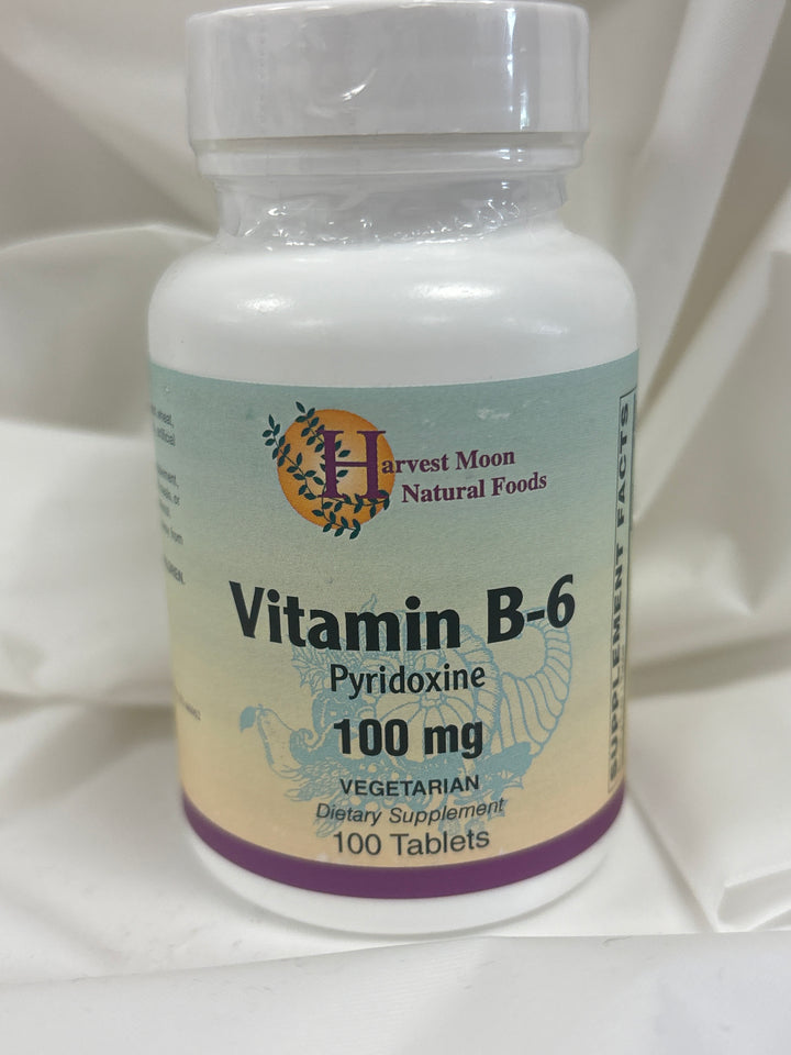 Harvest Moon Vitamin B-6 100mg - 100 Tablets