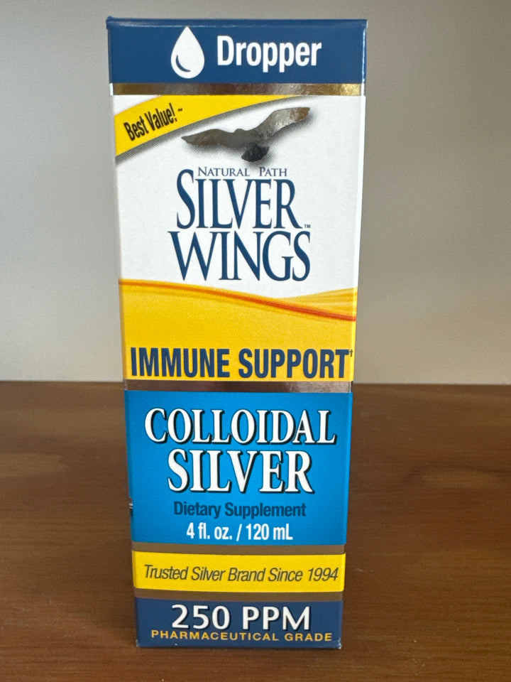 Natural Path / Silver Wings Colloidal Silver 250 ppm 4 oz