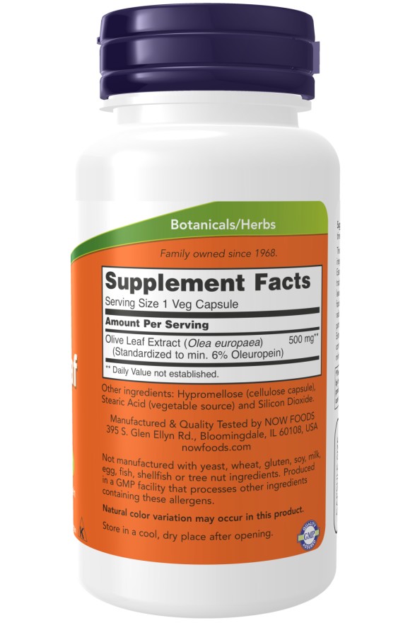 Now Foods Olive Leaf Extract 500 mg Vegetarian - 120 Vcaps®