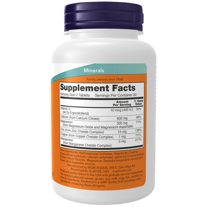 NOW Foods Calcium Citrate - 100 Tabs