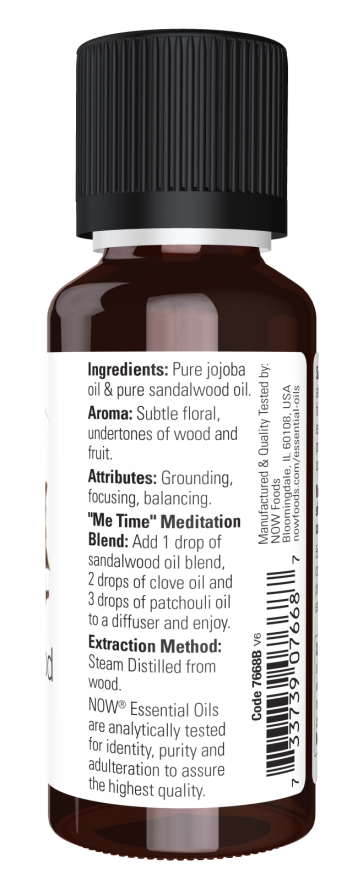 NOW Foods Sandalwood Oil Blend 1oz.