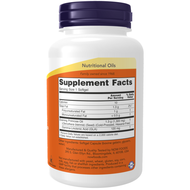 NOW Foods Super Primrose 1300 mg 120 Softgels