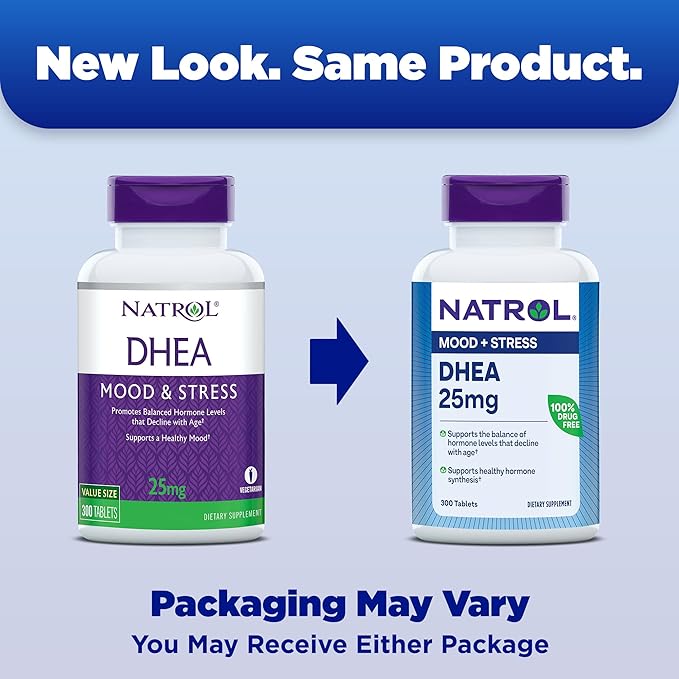 Natrol Dhea 25 mg 300 Tabs