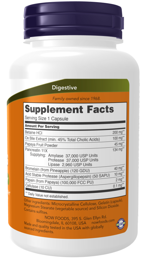 NOW Foods Super Enzymes 90 Capsules