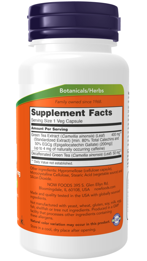 NOW Foods EGCg Green Tea Extract - 90 Vcaps®