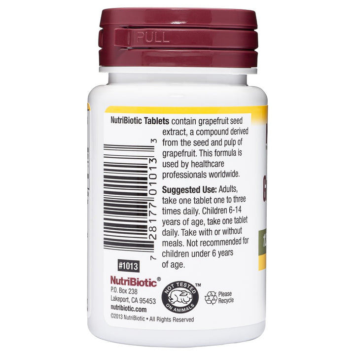 NutriBiotic Grapefruit Seed Extract 125 mg 100 tab