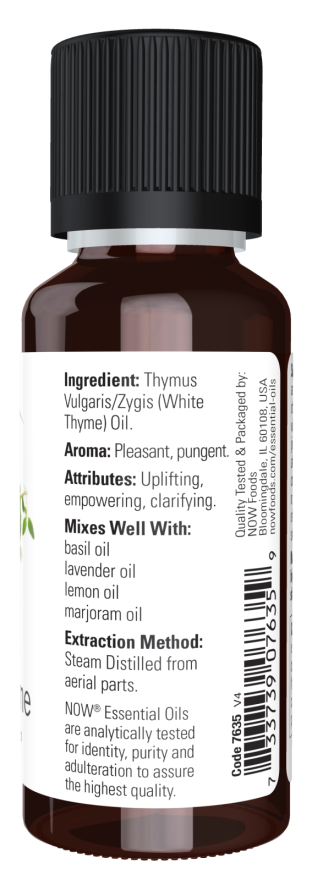 NOW Foods White Thyme Oil 1oz. 100% pure