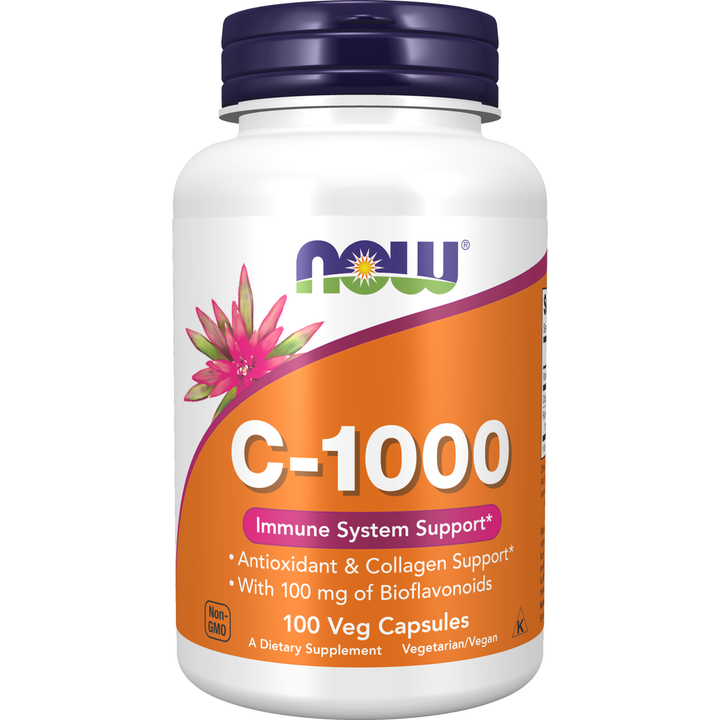 Vitamina C-1000 de NOW Foods: 100 cápsulas