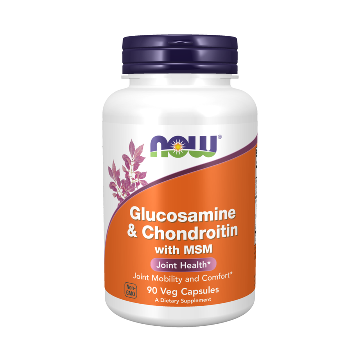 Glucosamina y condroitina con MSM de Now Foods, 90 cápsulas