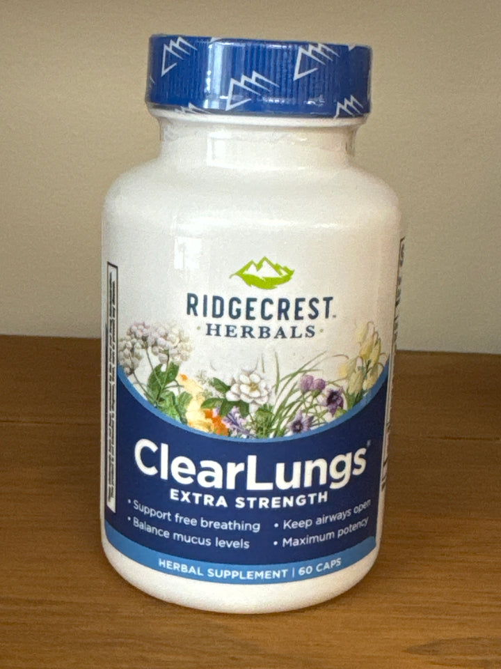 Ridgecrest Herbals  ClearLungs - Extra Strength 60 capsules