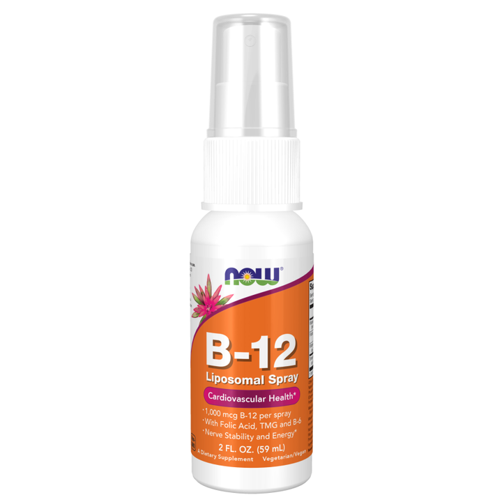 Spray liposomal de vitamina B-12 de Now Foods, 2 oz