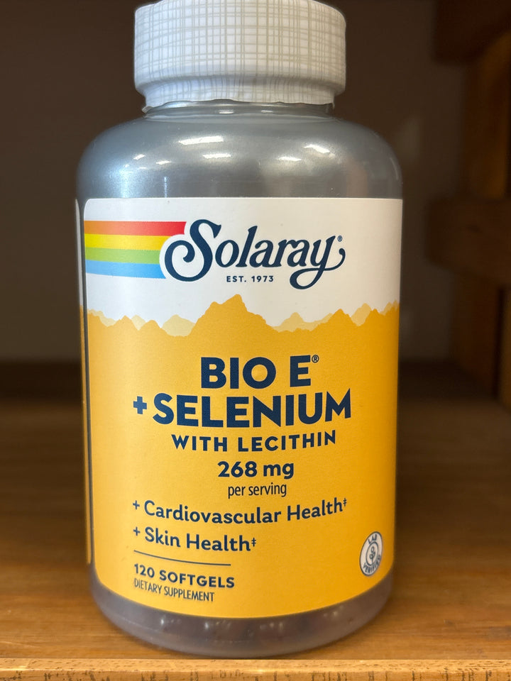 Solaray Bio E with Selenium - 120 softgels