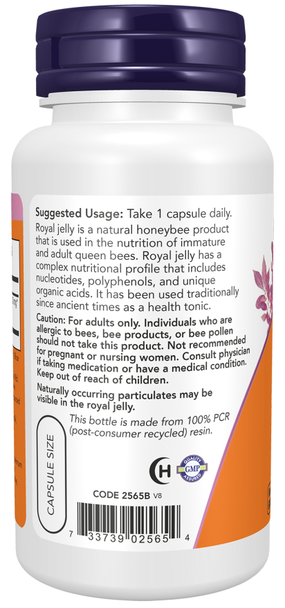 NOW Foods Royal Jelly 60 Capsules