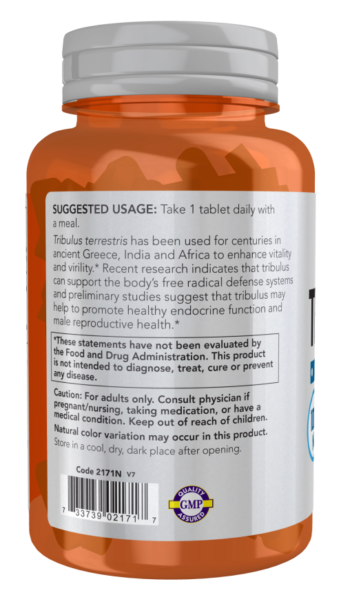 NOW Foods Tribulus 1000 mg - 90 Tablets