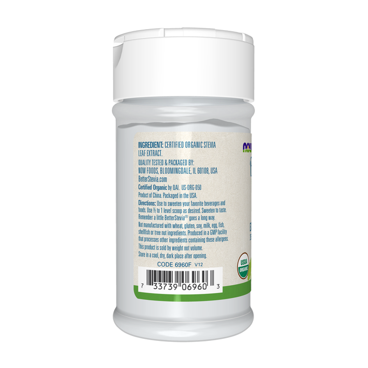 Extracto de stevia en polvo de NOW Foods - 1 oz.