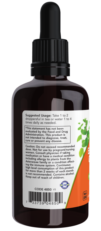 NOW Foods Echinacea & Goldenseal Plus  2 oz Liquid