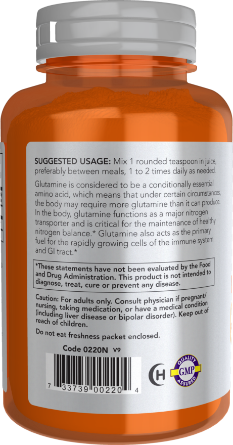 NOW Foods L-Glutamine Powder - 6 oz.