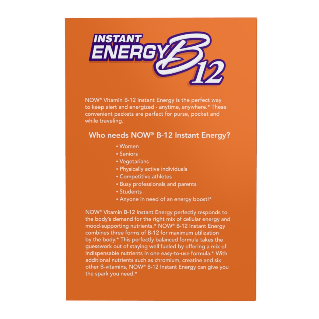 Now Foods Instant Energy B-12 75 Packets