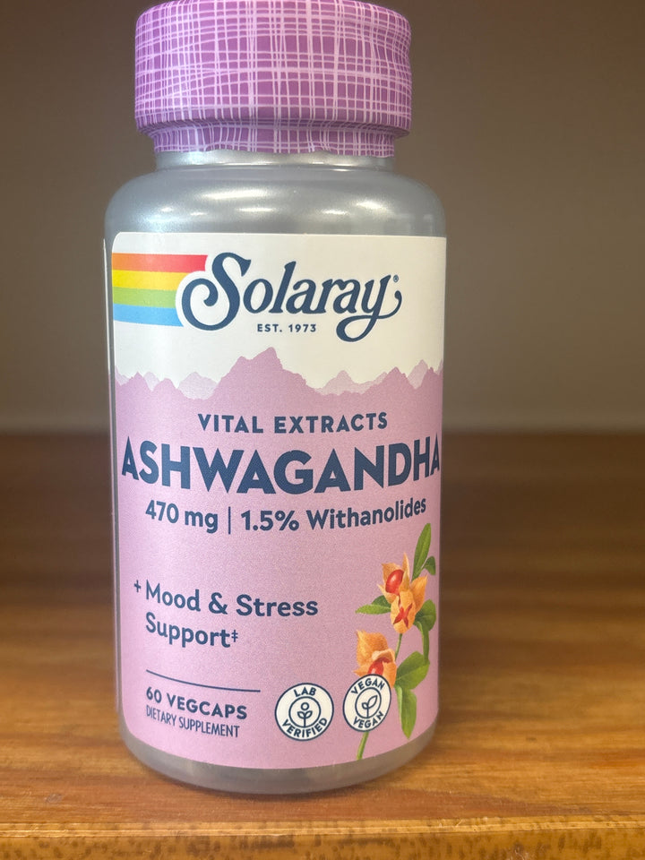 Solaray Ashwagandha Root Extract - 470 mg- 60 count