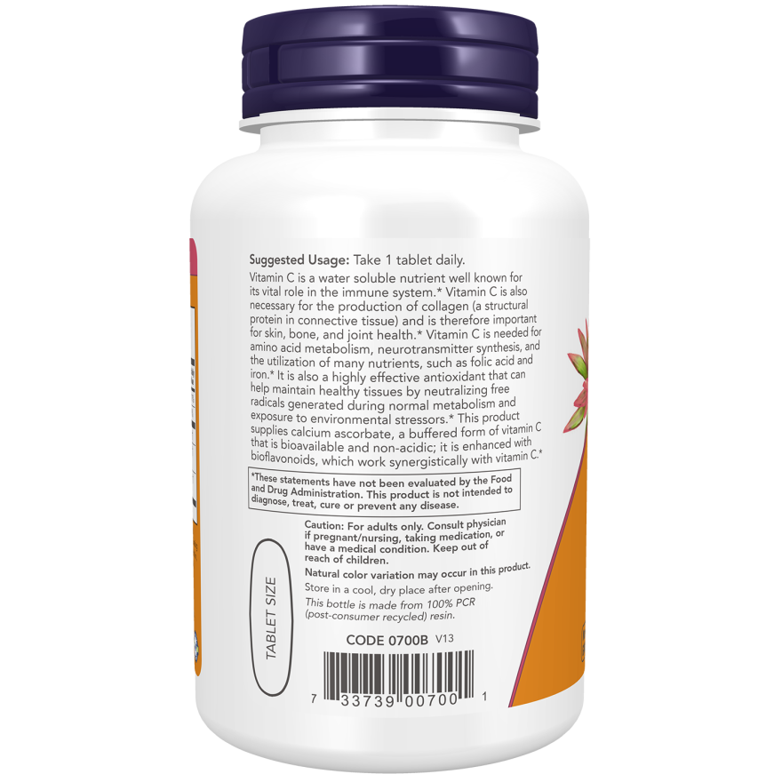 NOW Foods Vitamin C-1000 Complex, 90 Buffered Tablets