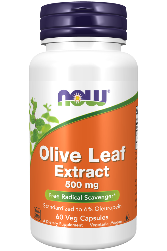 NOW Foods Olive Leaf Extract 500 mg Vegetarian - 60 Vcaps