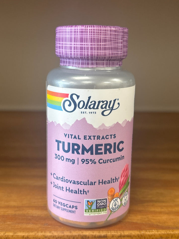 Solaray Turmeric Extract - 60 capsules  300 mg