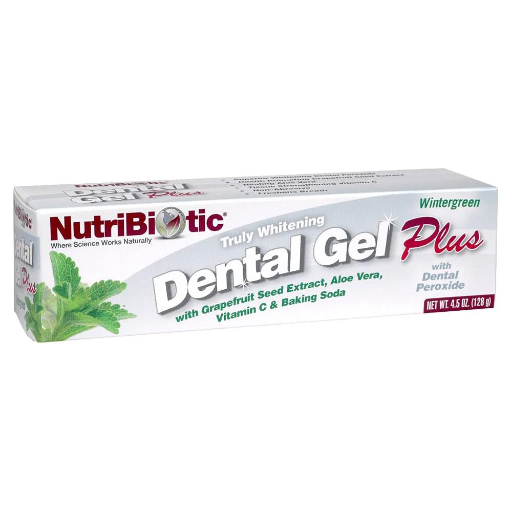 Nutribiotic Dental Gel Plus, Truly Whitening, Wintergreen 4.5 oz.