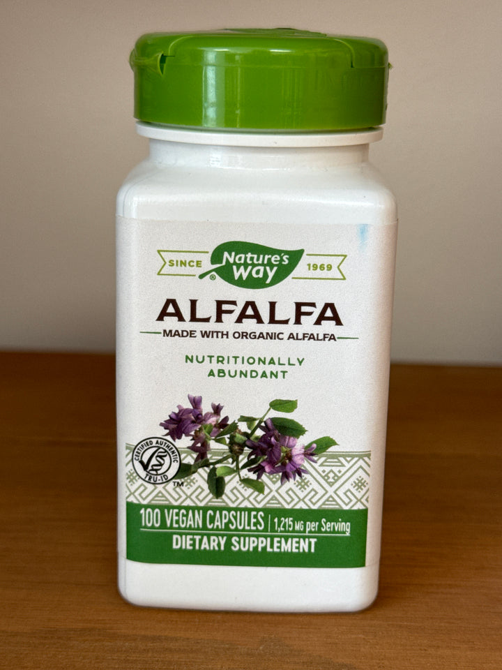 Nature's Way Alfalfa Leaves , 100 Capsules 405 mg