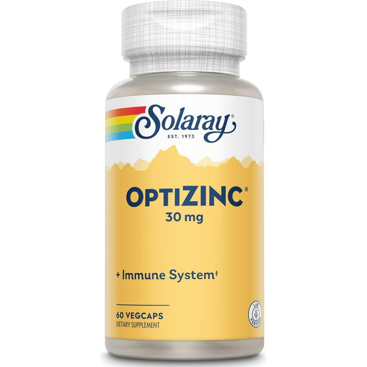 Solaray OptiZinc 30mg 60 veg caps