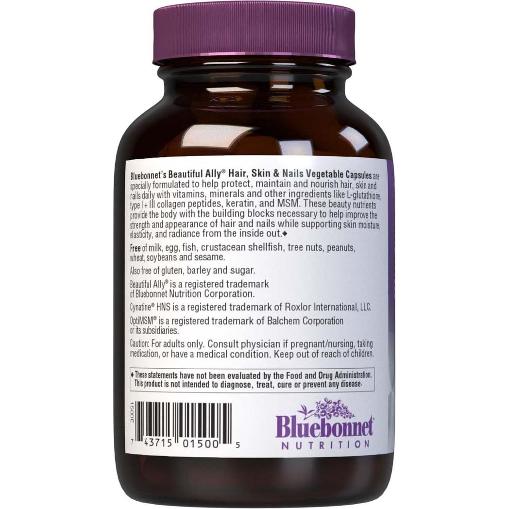 Bluebonnet Beautiful Ally Hair, Skin & Nails 60 capsules