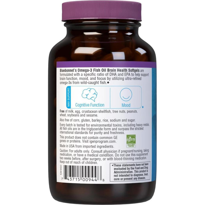 Glicinato de magnesio Bluebonnet 400 mg 120 cápsulas vegetales