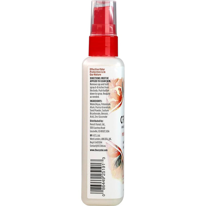 Desodorante en aerosol mineral Crystal Granada 4 oz 