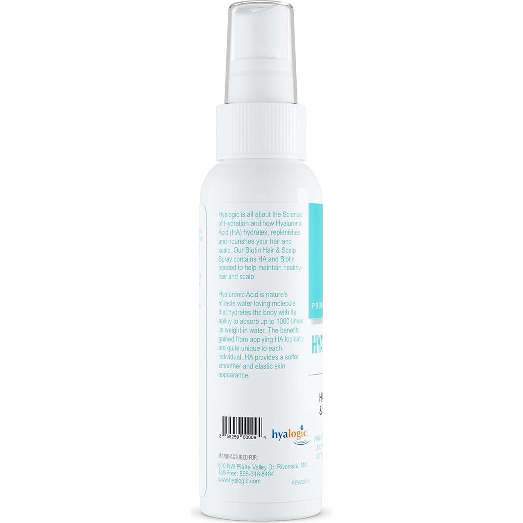 Hyalogic Biotin Hair Growth Spray with Hyaluronic Acid 4 Fl oz