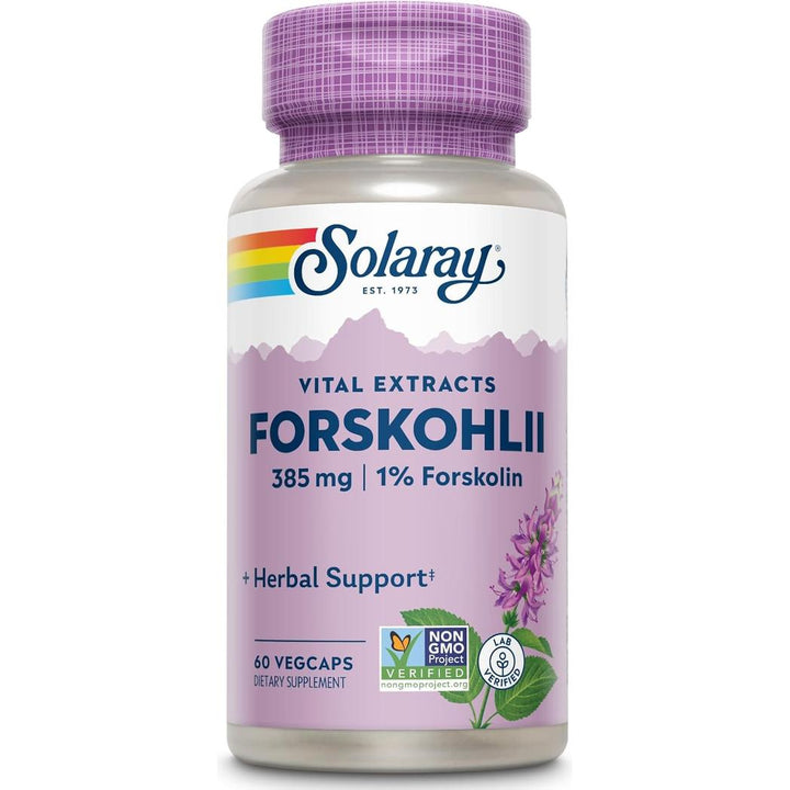 Solaray Forskohlii, 385 mg 60 Capsules