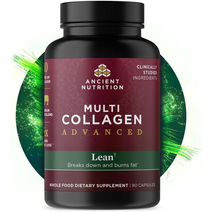 Colágeno múltiple Advanced Lean de Ancient Nutrition, 90 cápsulas