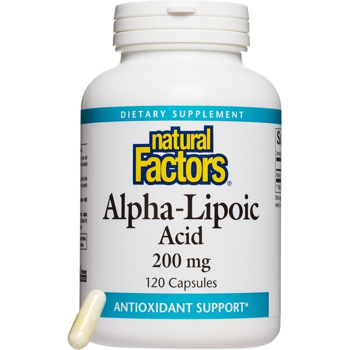 Natural Factors Alpha-Lipoic Acid  200 mg - 120 Capsules