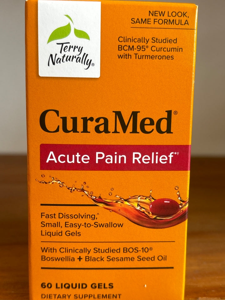 Terry Naturally CuraMed Acute Pain Relief*† 60 Liquid Gels