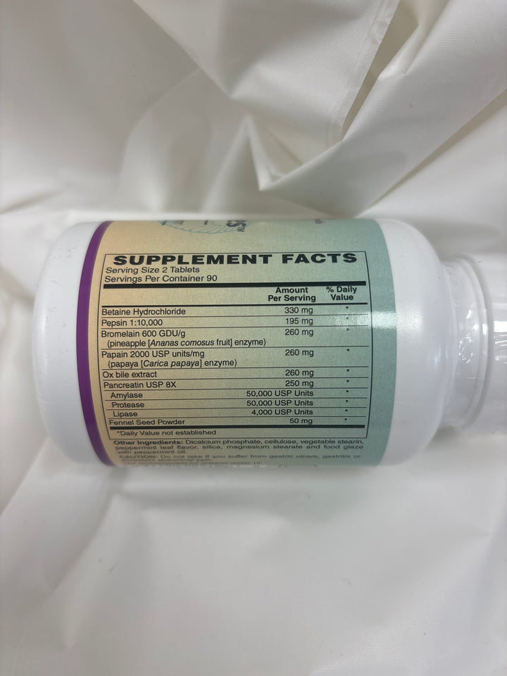 Harvest Moon SuperZyme Enzymes - Size= 180 tablets