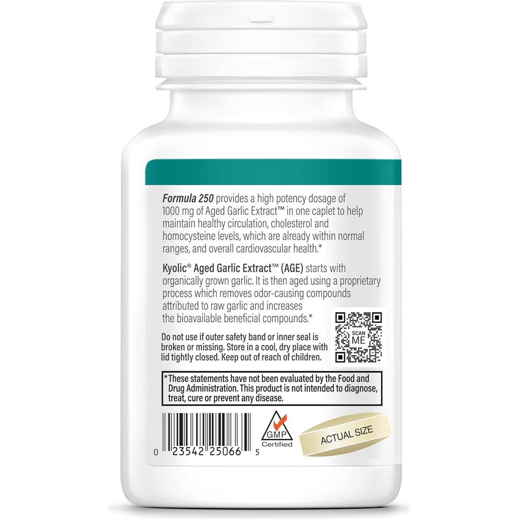 Kyolic Cardiovascular Health Fórmula diaria Fórmula diaria 250 60 cápsulas vegetales 