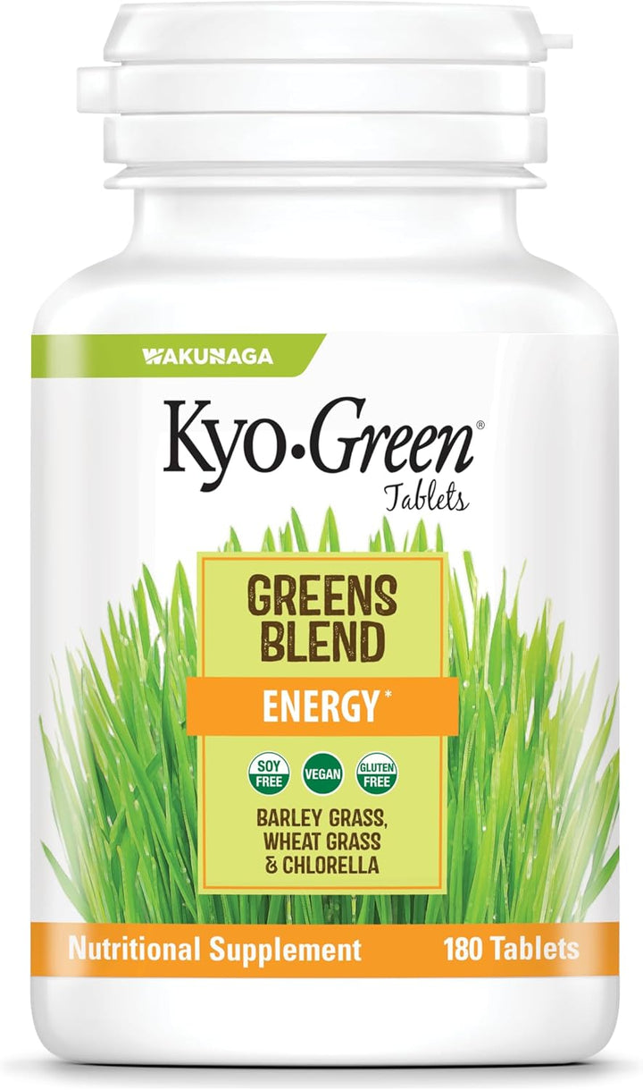 Tabletas energéticas Kyolic Kyo-Green Greens Blend, 180 tabletas