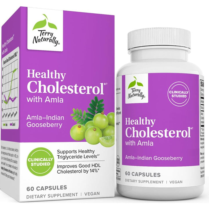 Terry Naturally Healthy Cholesterol with Amla 60 capsules