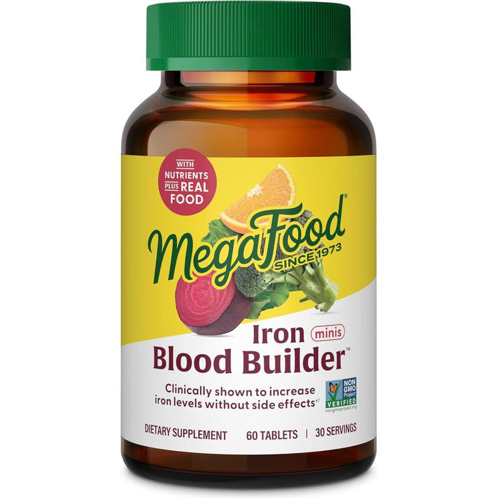 MegaFood  Blood Builder Minis Iron Supplement 60 tablets