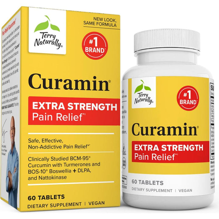 Curamin Extra Strength de Terry Naturally con BCM-95 - 60 comprimidos