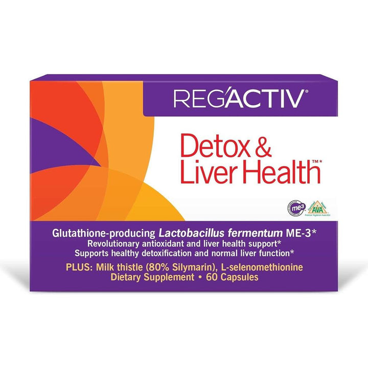 Reg'Activ Detox &amp; Liver Health 60 cápsulas Fórmulas esenciales