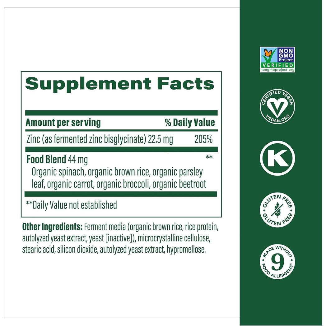 MegaFood Zinc 60 tablets