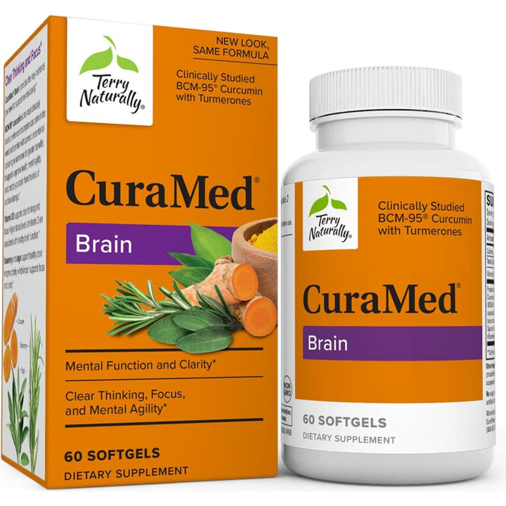 CuraMed Brain de Terry Naturally, 60 cápsulas