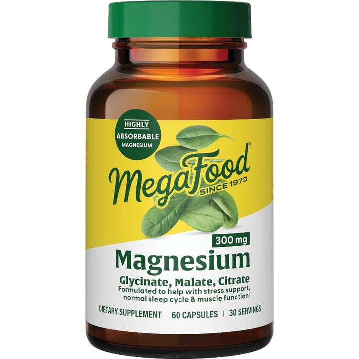 MegaFood Magnesium 300 mg 60 Capsules