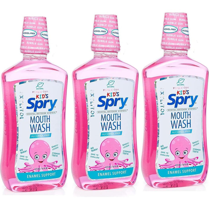 XLEAR Spry Kid’s Bubble Gum Mouthwash 16oz