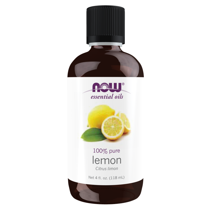 Aceite esencial de limón NOW Foods 4oz 100% puro