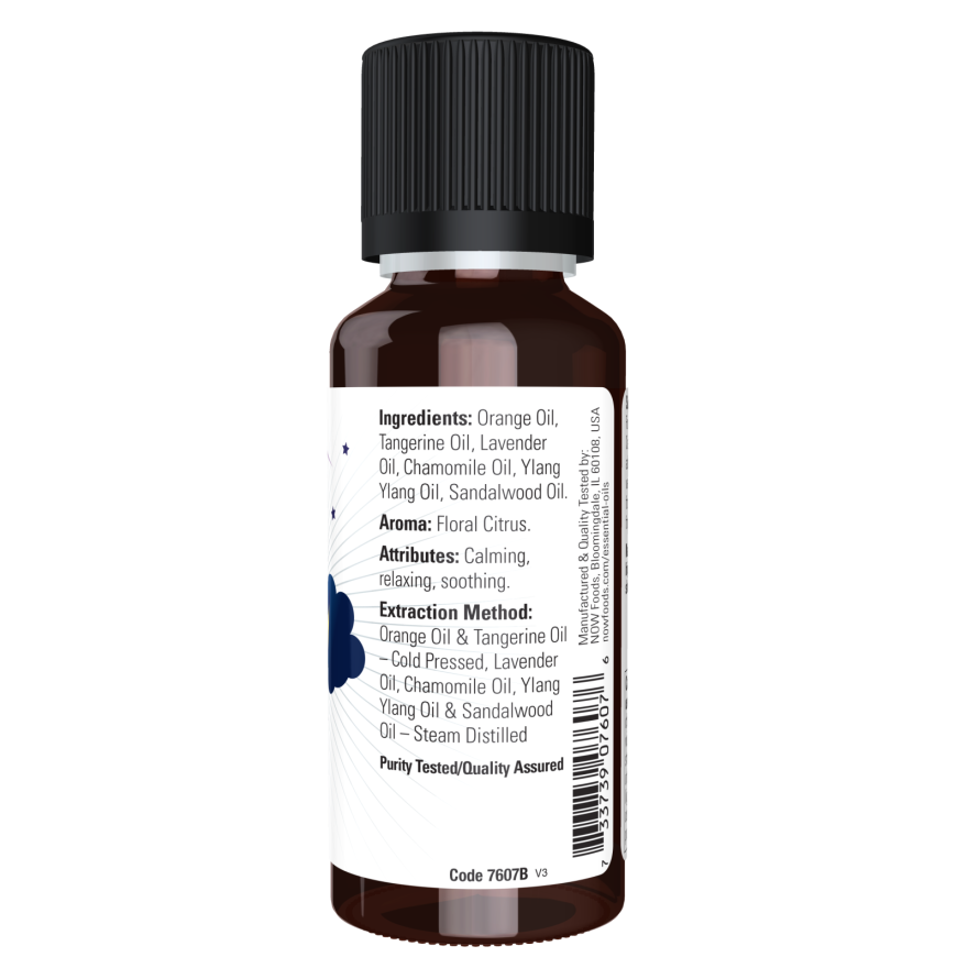 Mezcla de aceites para dormir tranquilos de Now Foods, 1 onza líquida, aceite 100 % puro